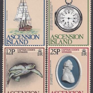 1979 Ascension Island. SG.242-5 Bicentenary of Cooks Voyages. set 4 values U/M (MNH)