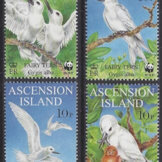 1999 Ascension Island. SG.770-3 Endangered Species( White Tern)  set 4 values U/M (MNH)