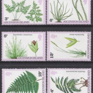 1980 Ascension Island. SG.258-63  Ferns & Grasses 6 values U/M (MNH)