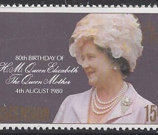 1980 Ascension Island. SG.269  80th Birthday of Queen Elizabeth the Queen Mother  U/M (MNH)