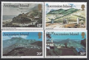 1981 Ascension Island. SG.277-80 Green Mountain Farm set 4 values U/M (MNH)