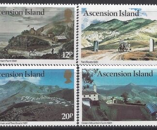 1981 Ascension Island. SG.277-80 Green Mountain Farm set 4 values U/M (MNH)