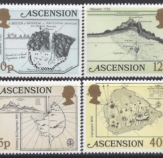 1981 Ascension Island. SG.297-300  Early Maps. set 4 values U/M (MNH)