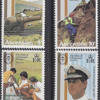 1981 Ascension Island. SG.305-8 25th Anniversary of Duke of Edinburgh Award Scheme. set 4 values U/M (MNH)