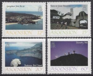 1983 Ascension Island. SG.337-40 Island Views 1st series. set 4 values U/M (MNH)