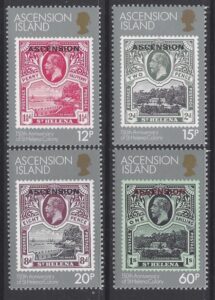 1984 Ascension Island. SG.354-7 150th Anniversary of St. Helens as a British Colony. set 4 values U/M (MNH)