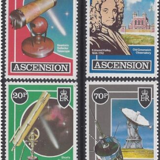 1986 Ascension Island. SG.393-6 Appearance of Haley's Comet  set 4 values U/M (MNH)