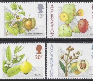 1987 Ascension Island.  SG.424-7 Edible Bush Fruits set 4 values U/M (MNH)
