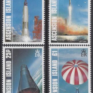 1987 Ascension Island.  SG.428-31 25th Anniversary of First American Manned Earth Orbit. set 4 values U/M (MNH)