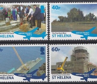 2016 St. Helena SG.1252-5  Airport Project Part 2. set 4 values U/M (MNH)