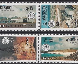 1991 Ascension Island. SG.546-9 25th Anniv. of BBC Atlantic Relay Station. set 4 values U/M (MNH)