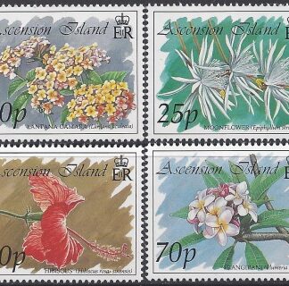 1993 Ascension Island. SG.604-7 Local Flowers set 4 values U/M (MNH)