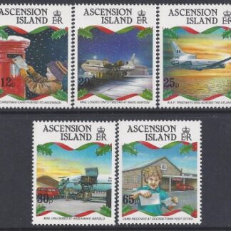 1993 Ascension Island. SG.608-12 Christmas. set 5 values U/M (MNH)
