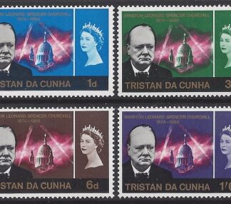 1966 Tristan Da Cunha. SG.89-92  Churchill Commemoration. set 4 values U/M (MNH)