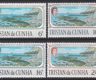 1967 Tristan Da Cunha. SG.104-7 Opening of Calshot Harbour. set 4 values U/M (MNH)