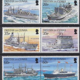 2003 Tristan Da Cunha. SG.787-92 Royal Navy Connections (2nd Series) set 6 values U/M (MNH)