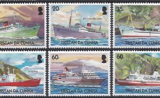 2004 Tristan Da Cunha. SG.805-10 Merchant Ships. set 6 values U/M (MNH)