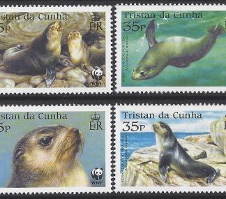 2004 Tristan Da Cunha. SG.800-3 Endangered Species - Subantarctic Fur Seal. set 4 values U/M (MNH)