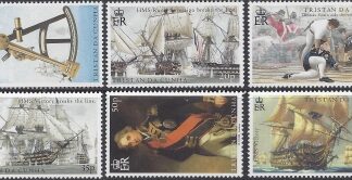 2004 Tristan Da Cunha. SG.811-6 Bicentenary of Battle of Trafalgar (1st series). set 6 values U/M (MNH)
