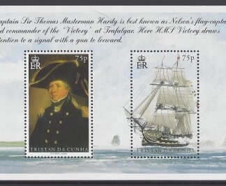 2004 Tristan Da Cunha.  MS.817 Bicentenary of Battle of Trafalgar (1st series). mini sheet U/M (MNH)
