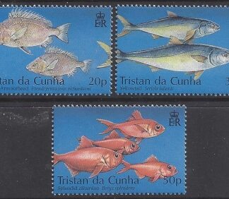 2002 Tristan Da Cunha. SG.745-7 Extension of Fishing Industry to New Species. set 3 values  U/M (MNH)