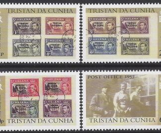 2002 Tristan Da Cunha. SG.735-8 50th Anniv. of First Stamp Issue. set 4 values. U/M (MNH)
