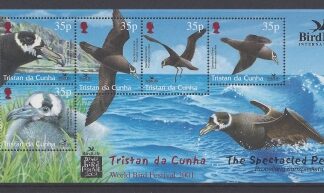 2001 Tristan Da Cunha. MS.724 Birdlife International. mini sheet. U/M (MNH)