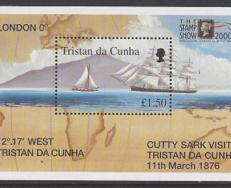 2000 Tristan Da Cunha. MS.682  Stamp Show 2000. mini sheet U/M (MNH)