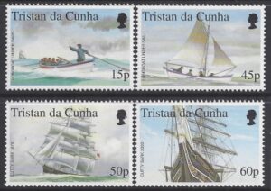 2000 Tristan Da Cunha. SG.678-81 Stamp Show 2000. set 4 values U/M (MNH)