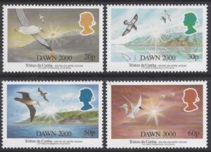 2000 Tristan Da Cunha. SG.662-5 New Millenium. set 4 values U/M (MNH)