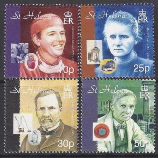 2004 St Helena. SG.917-20 Medical Pioneers. set 4 values U/M (MNH)