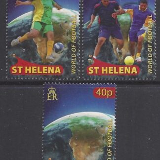 2010 St Helena.  SG.1132-4  World Cup Football Championships. set 3 values U/M (MNH)