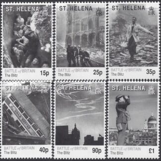 2010 St Helena.  SG.1124-9  70th Anniversary of Battle of Britain. set 6 values U/M (MNH)