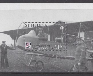 2009 St Helena.  MS.1098  Centenary of Naval Aviation. mini sheet U/M (MNH)