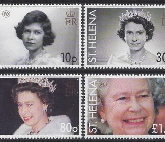 2006 St Helena. SG.984-7  80th Birthday of Queen Elizabeth II.  set 4 values U/M (MNH)