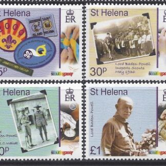 2007 St Helena. SG.1032-5 Centenary of Scouting. set 4 values U/M (MNH)