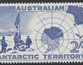 1957 Australian Antarctic Territories. SG.1 1954 Expedition to Westfold Hills & Map. U/M (MNH)
