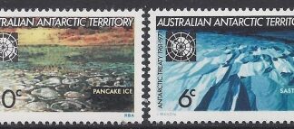 1971 Australian Antarctic Territories. SG.19-20 10th Anniv. oF Antarctic Treaty. set 2 values U/M (MNH)