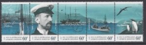 2011 Australian Antarctic Territories. SG.207-11 Centenary AA Expedition 1911 (1st Series) set 5 values U/M (MNH)