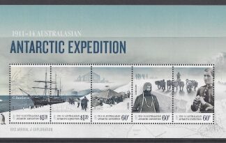 2012 Australian Antarctic Territories. MS.223 Centenary of AAT Expedition (2nd series). mini sheet U/M (MNH)