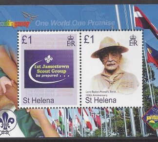 2007 St Helena. MS.1036  Centenary of Scouting. mini sheet. U/M (MNH)