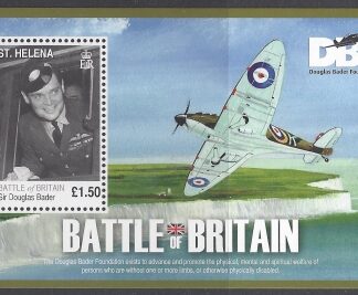2010 St Helena MS.1130 70th Anniversary of Battle of Britain. mini sheet. U/M (MNH)