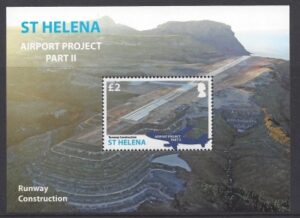 2016 St Helena. MS.1256 St Helena Airport Project part 2. mini sheet  U/M (MNH)