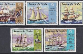 1971 Tristan Da Cunha. SG.153-7 Island Families. set 5 values U/M  (MNH)
