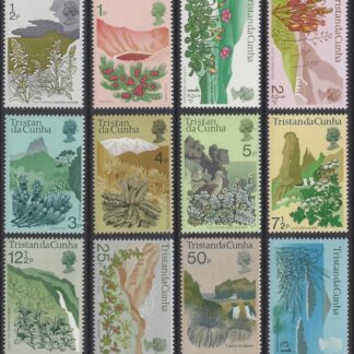 1972 Tristan Da Cunha. SG.158-69 Flowering Plants. set 12 values U/M (MNH)