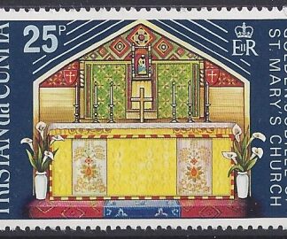1973 Tristan Da Cunha. SG.176 Golden Jubilee of St. Mary's Church. U/M (MNH)