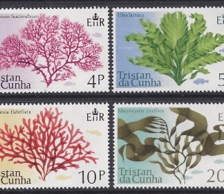 1975 Tristan Da Cunha. SG.196-9  Sea Plants. set 4 values U/M (MNH)