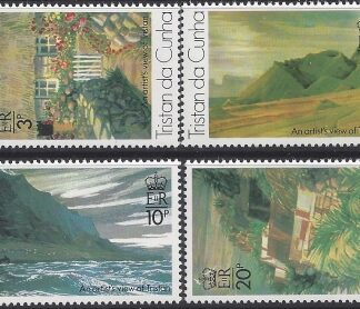 1976 Tristan Da Cunha. SG.207-10 Paintings by Roland Svensson (1st series) set 4 values U/M (MNH)