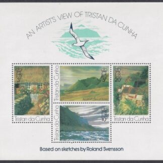1976 Tristan Da Cunha. MS.211   Paintings by Roland Svensson (1st series)  mini sheet  U/M (MNH)