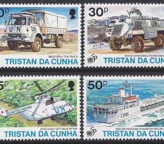 1995 Tristan Da Cunha. SG.590-3 50th Anniversary of United Nations. set 4 values U/M (MNH)
